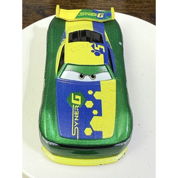 Disney Pixar Cars 3 - Eric Braker 1:55 LOOSE - Picture 3 of 7